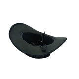 Cowboy Hat Western Aussie Style Suede Bush Leather Hat Black