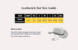 Cowboy Hat Western Aussie Style Suede Bush Leather Hat Black