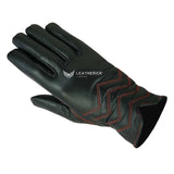 Women Genuine Sheep Leather Motorcycle Gloves